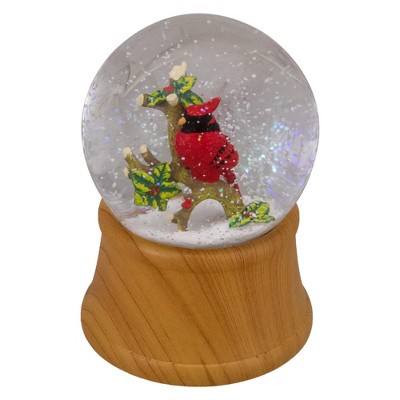 Northlight 5" Red Cardinal on Branch Christmas Snow Globe
