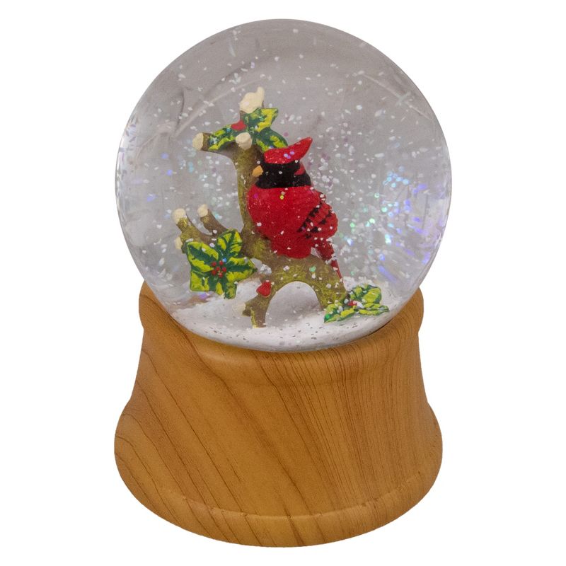 Northlight 5.5" Red Cardinal on Branch Musical Christmas Snow Globe, 1 of 6