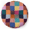 Schatzi Brown Alice Check Multi Floor Pillow - Deny Desings - image 2 of 4