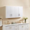 Sapphtopaz Modern Bathroom Storage Cabinet with Adjustable Shelves,Wood Wall Cabinet with Doors,Bathroom Organizers and Storage,Medicine Cabinet - 4 of 4