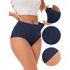 Allegra K Women's High Waist Available in Plus Size Tummy Control Briefs - 3 of 4