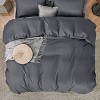 3 pieces Duvet Cover Soft Double Brushed Bedding Set for Kids & Adults Zipper Closure - 3 of 4