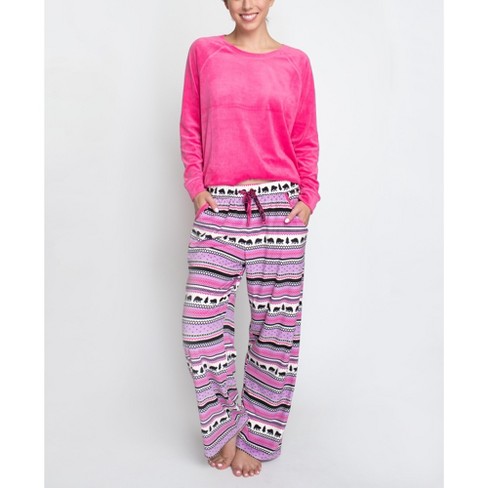 Women's Luxe Velour Pajama Set - Stars Above™ : Target