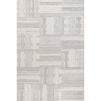 Arvin Olano x RugsUSA - Deco Striped Tile Wool Area Rug