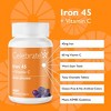 Celebrate Vitamins Iron 45 mg + Vitamin C Chewable Tablets, Grape - 2 of 4
