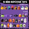 Joyfy 2025 Halloween Advent Calendar with Surprise Toy, 31 Days Halloween CountDown Rubber Duck Mochi Toys for Halloween Party Favor Supply - 4 of 4