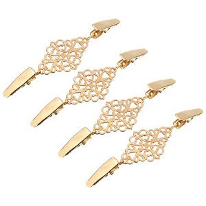 Mode Retro Dames Vest Trui Blouse Sjaal Clips Kraag Metalen Ketting Eend Clip Sluitingen kopen vanaf een prijs van 2.16