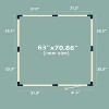 Wooden Baby Playpen, Large Wood Gate Playpen for Babies and Toddlers, Baby Fence Play Yard with Door for Kids Activity Center - 3 of 4