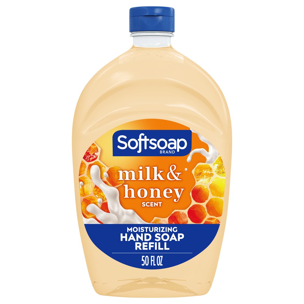 Photos - Shower Gel Softsoap Moisturizing Liquid Hand Soap Refill - Milk & Honey - 50 fl oz