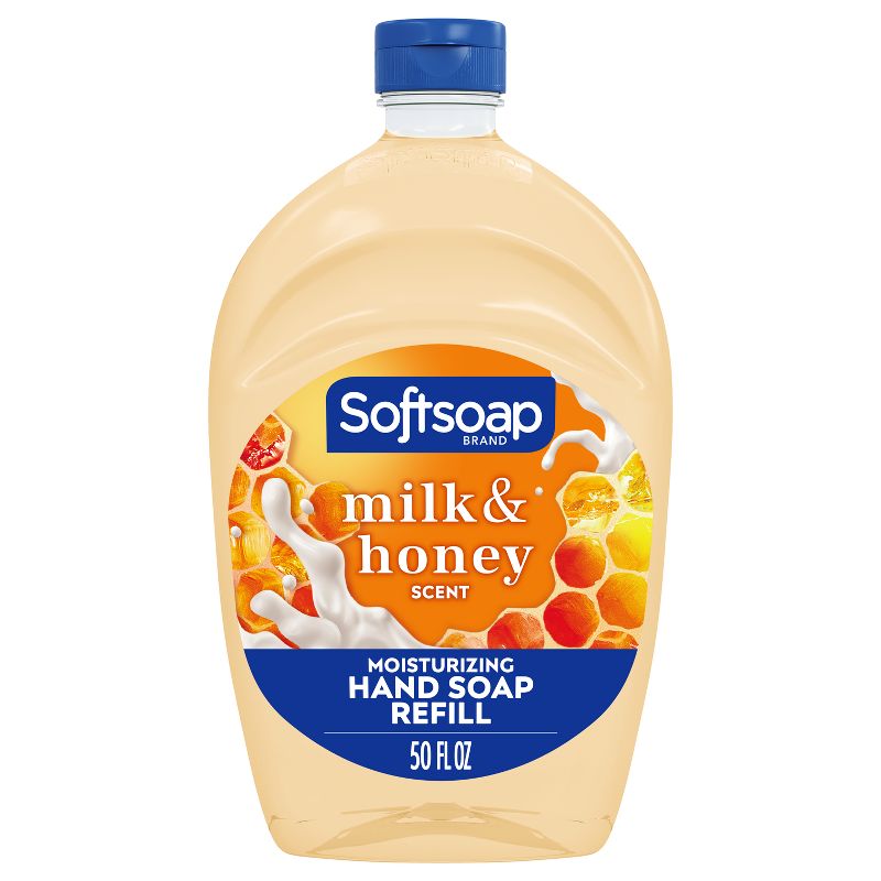 Softsoap Moisturizing Liquid Hand Soap Refill - Milk &#38; Honey - 50 fl oz, 1 of 11