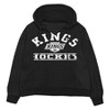 NHL Los Angeles Kings Girls' Long Sleeve Hooded Sweatshirt - 2 of 3