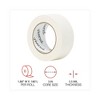 Universal General-Purpose Masking Tape, 3" Core, 48 mm x 54.8 m, Beige, 24/Carton - 4 of 4