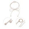 Unique Bargains Christmas Circle Knot Buckle Adjustable Waist Cord 1 Pc - 4 of 4