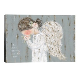 Stop and Smell The Roses by Ashley Bradley Unframed Wall Canvas - iCanvas - 1 of 3