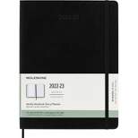 Moleskine 2023 Notebook Planner Weekly 18 Month XL Soft Cover Black
