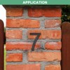 Unique Bargains 304 Stainless Steel Durable Waterproof Rustproof House Numbers 1 Pc - 4 of 4
