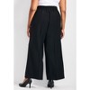 Avenue Women's Plus Size Anna Wide Leg Pleat Front Pant - 3 of 4