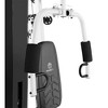 Marcy 150 lb Stack Home Gym, Full Body Strength Training Dual-Function Workout Machine with Lat Bar, Ankle Strap, and Weight Stack Lock, Black - 2 of 4