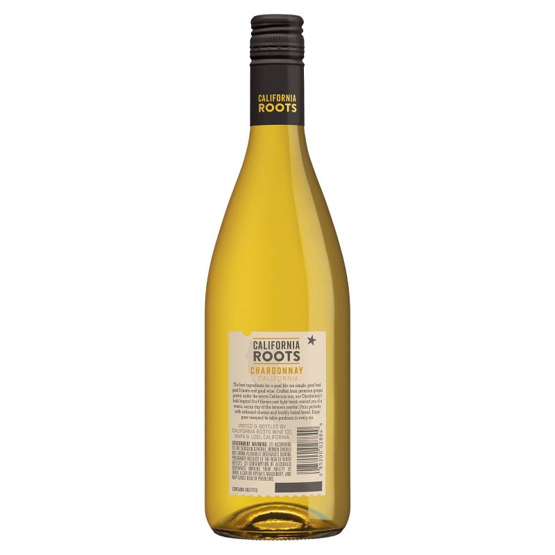 Chardonnay White Wine - 750ml Bottle - California Roots&#8482;, 4 of 7
