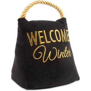 Pavilion Gift Company - Winter - 5" x 6" Velvet Door Stopper - Door Stops - 1 of 4