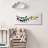 Stupell Industries Rainbow Inchworms Cute Painting Canvas Wall Art - 2 of 4