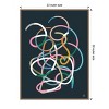 Amanti Art Color Lines by Dan Hobday Canvas Wall Art Print Framed 23 x 30-in. - 4 of 4