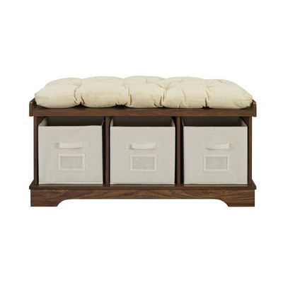 target storage bench with cushion