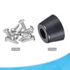 Unique Bargains Round Non-Slip Furniture Protector with Stainless Steel Washer and Screws 10 Pcs - 3 of 4
