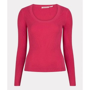 Women's Wo's Deep Round Neck Sweater - ESQUALO - 1 of 3