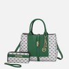 MKF Collection Yuliana Circular M emblem Print Satchel Bag with Wallet by Mia K - 2 of 4