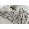 EY Essentials 22" x 22" Declan Solid Ash Gray Cotton Decor Throw Pillow - 2 of 4