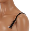 Unique Bargains Women's Lace Shoulder Straps Color White Nude Black 4 Pairs - 2 of 4