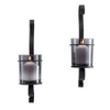 Danya B Vintage Black Wall Sconce Candle Holder Set (2) with Smoke Glass Hurricanes - 4 of 4