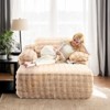 Karl Home |Upholstered Velvet Boneless Couch Sleeper Sofa Bed - 3 of 4