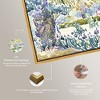 Art Remedy Golden Henri Edmond Cross - Garden at Saint Clair Impresionism Landscape Wall Art, 30" x 20", Gold Frame - 4 of 4