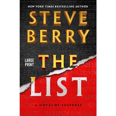 The List - Large Print by  Steve Berry (Hardcover) - image 1 of 1