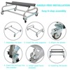 Heavy-Duty Watercraft Dolly Cart with 4 Brake Casters, 1300LB Capacity Adjustable Bunk Stand for PWC and Jet Skis - 2 of 4