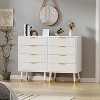 COUCHETA Modern 4-Drawer Dresser with Gold Handles, Anti-Tip Safety, Versatile Storage Cabinet for Bedroom & Entryway - 3 of 4