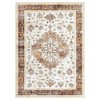 Garvee Soft Floral Area Rug-Stain Resistant-Non Slip Indoor Thin Carpet for Under Dining Table, Bedroom, Nursery Home Office - 2 of 4