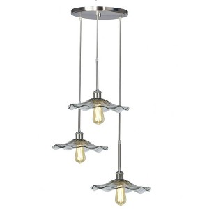 Dale Tiffany Lighting Moree 3 - Light Pendant in  Satin Nickel - 1 of 2