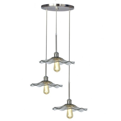 Dale Tiffany Lighting Moree 3 - Light Pendant in  Satin Nickel - image 1 of 2