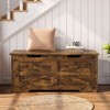 Storage Chest, Toy Chest With Lids, Wood Toy Organizer Box With Safety Hinge, - 2 of 4