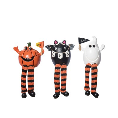 Transpac Resin Halloween Character Figurines Shelf Sitter 3 Home Decorations Halloween