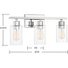 Savoy House Lambert 3 - Light Vanity in  Polished Chrome - 4 of 4