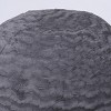 GlasFlength Bean Bag Seats Comfortable Premium Faux Fur Lounge Chair with Dual Layer Foam for Living Room Bedroom, Gray, 45"*45"*30" - 3 of 4