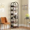 Kumasinova Narrow Bookshelf,Modern 6-Tier Open Storage Shelves Bookcase for Living Room,Bedroom,Office - 2 of 4