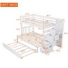 Twin over Full Bunk Bed with Twin Size Trundle - ModernLuxe - 3 of 4