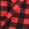 plaid black & red