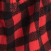 plaid black & red