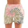 Just Love Women's Loop Terry Tie Dye Shorts - Comfortable and Stylish Loungewear for Summer - 3 of 3